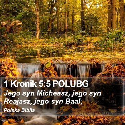 1 Kronik 5:5 POLUBG Bible Verse Image