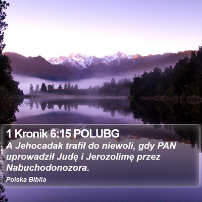 1 Kronik 6:15 POLUBG Bible Verse Image