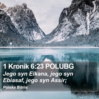 1 Kronik 6:23 POLUBG Bible Verse Image