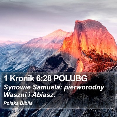 1 Kronik 6:28 POLUBG Bible Verse Image