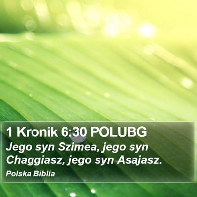 1 Kronik 6:30 POLUBG Bible Verse Image