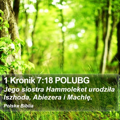 1 Kronik 7:18 POLUBG Bible Verse Image
