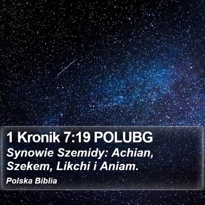 1 Kronik 7:19 POLUBG Bible Verse Image