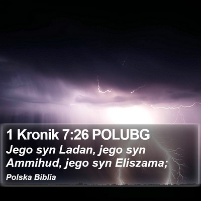 1 Kronik 7:26 POLUBG Bible Verse Image