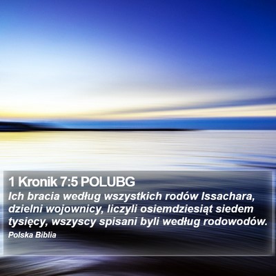 1 Kronik 7:5 POLUBG Bible Verse Image