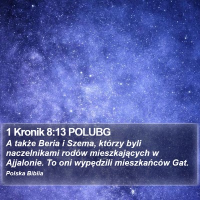 1 Kronik 8:13 POLUBG Bible Verse Image