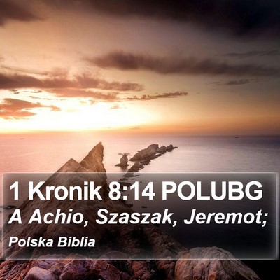 1 Kronik 8:14 POLUBG Bible Verse Image