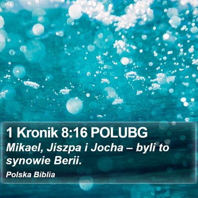 1 Kronik 8:16 POLUBG Bible Verse Image