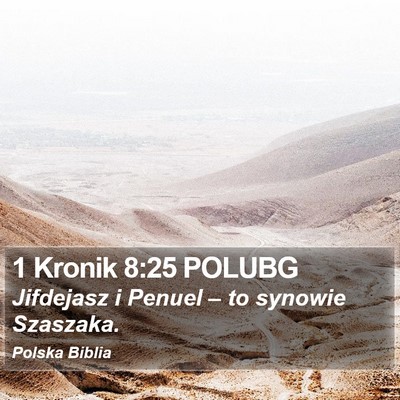 1 Kronik 8:25 POLUBG Bible Verse Image