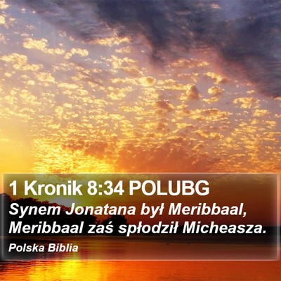 1 Kronik 8:34 POLUBG Bible Verse Image