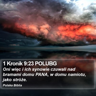 1 Kronik 9:23 POLUBG Bible Verse Image