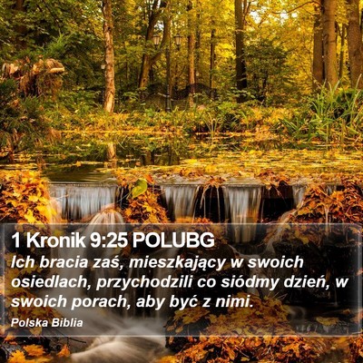 1 Kronik 9:25 POLUBG Bible Verse Image