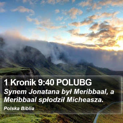 1 Kronik 9:40 POLUBG Bible Verse Image