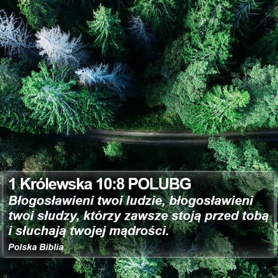 1 Królewska 10:8 POLUBG Bible Verse Image