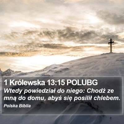 1 Królewska 13:15 POLUBG Bible Verse Image