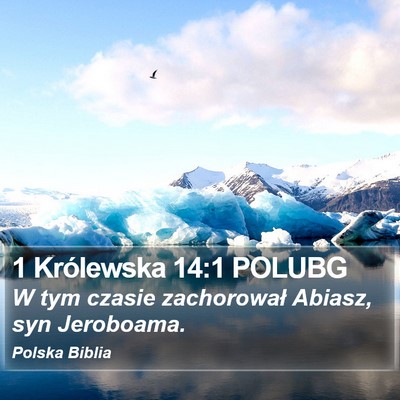 1 Królewska 14:1 POLUBG Bible Verse Image