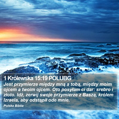 1 Królewska 15:19 POLUBG Bible Verse Image