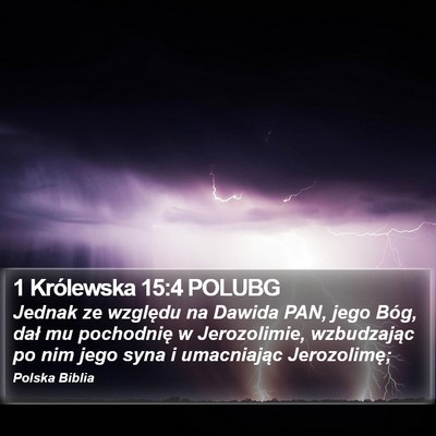 1 Królewska 15:4 POLUBG Bible Verse Image