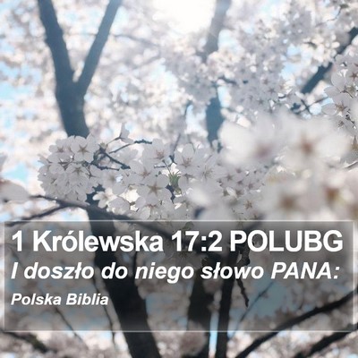 1 Królewska 17:2 POLUBG Bible Verse Image