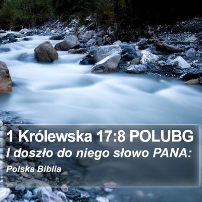1 Królewska 17:8 POLUBG Bible Verse Image