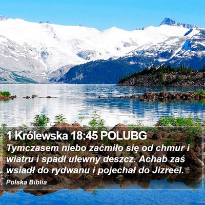 1 Królewska 18:45 POLUBG Bible Verse Image