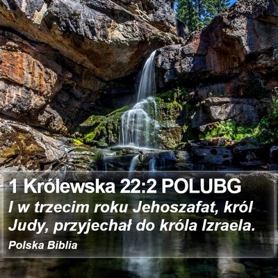 1 Królewska 22:2 POLUBG Bible Verse Image