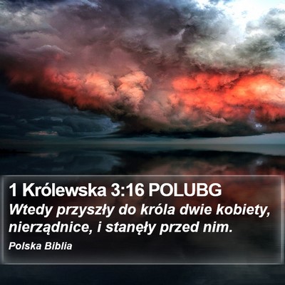 1 Królewska 3:16 POLUBG Bible Verse Image