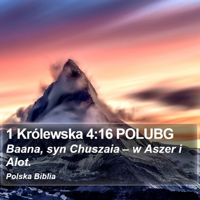 1 Królewska 4:16 POLUBG Bible Verse Image