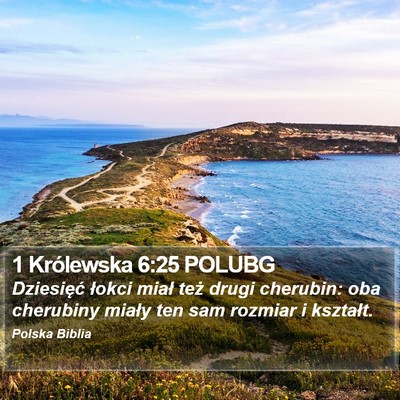 1 Królewska 6:25 POLUBG Bible Verse Image