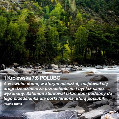 1 Królewska 7:8 POLUBG Bible Verse Image