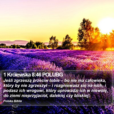 1 Królewska 8:46 POLUBG Bible Verse Image