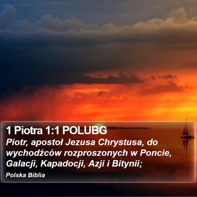 1 Piotra 1:1 POLUBG Bible Verse Image