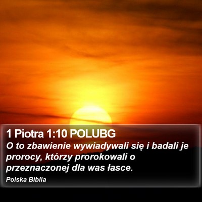1 Piotra 1:10 POLUBG Bible Verse Image