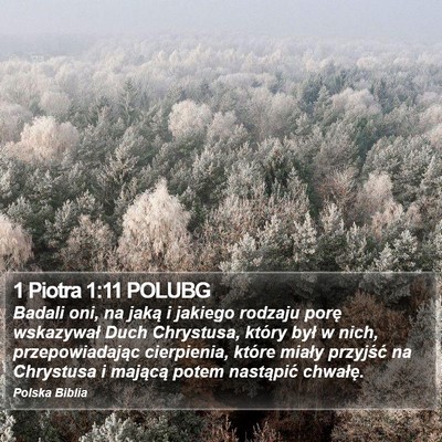 1 Piotra 1:11 POLUBG Bible Verse Image