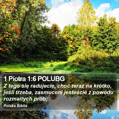 1 Piotra 1:6 POLUBG Bible Verse Image