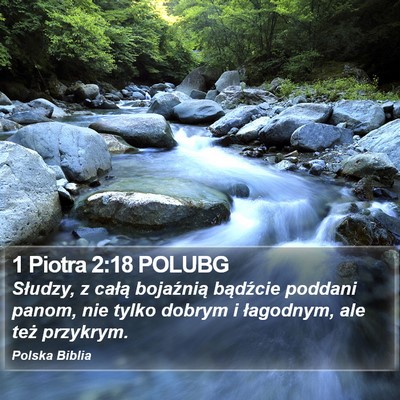 1 Piotra 2:18 POLUBG Bible Verse Image