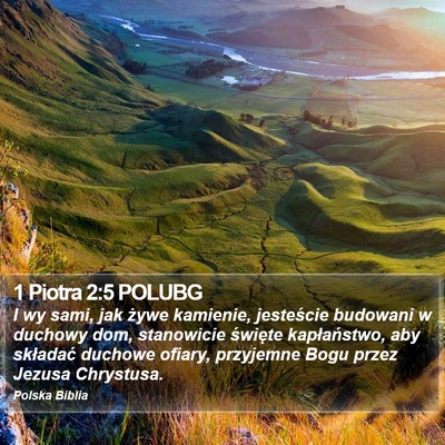 1 Piotra 2:5 POLUBG Bible Verse Image