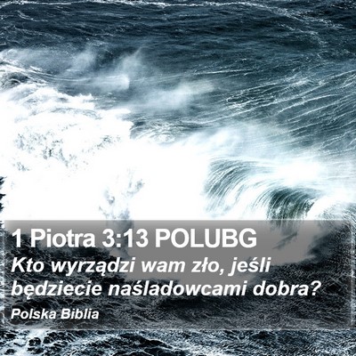 1 Piotra 3:13 POLUBG Bible Verse Image