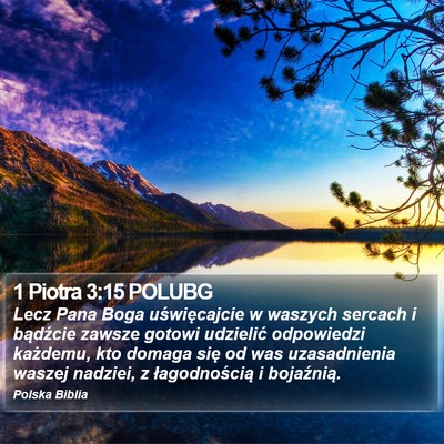 1 Piotra 3:15 POLUBG Bible Verse Image