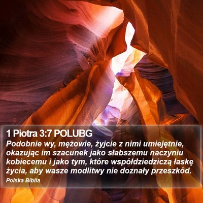 1 Piotra 3:7 POLUBG Bible Verse Image