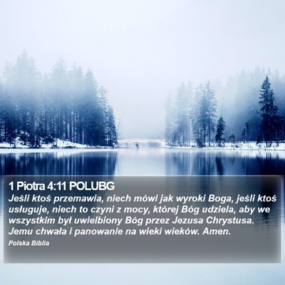 1 Piotra 4:11 POLUBG Bible Verse Image