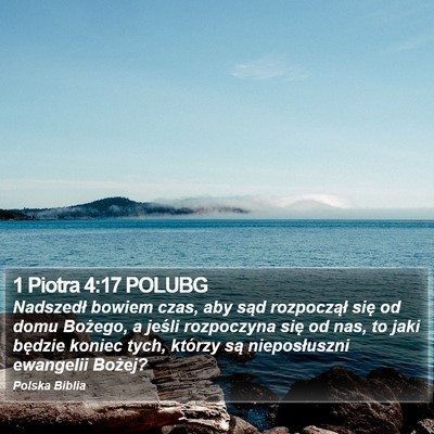 1 Piotra 4:17 POLUBG Bible Verse Image
