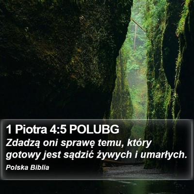 1 Piotra 4:5 POLUBG Bible Verse Image