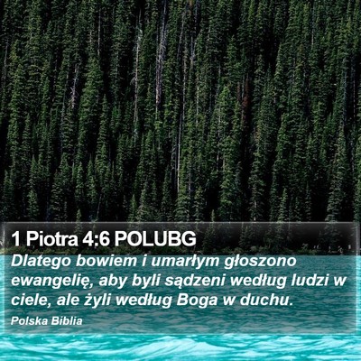 1 Piotra 4:6 POLUBG Bible Verse Image