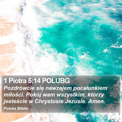 1 Piotra 5:14 POLUBG Bible Verse Image