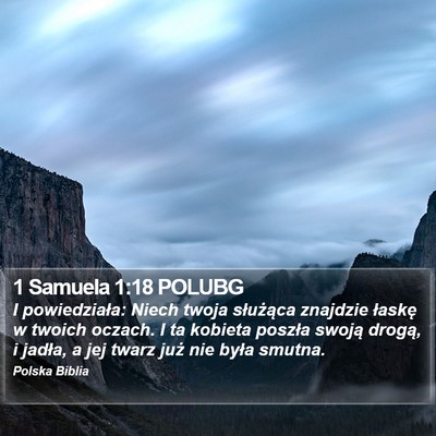 1 Samuela 1:18 POLUBG Bible Verse Image