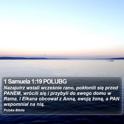 1 Samuela 1:19 POLUBG Bible Verse Image
