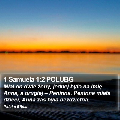 1 Samuela 1:2 POLUBG Bible Verse Image