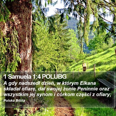 1 Samuela 1:4 POLUBG Bible Verse Image