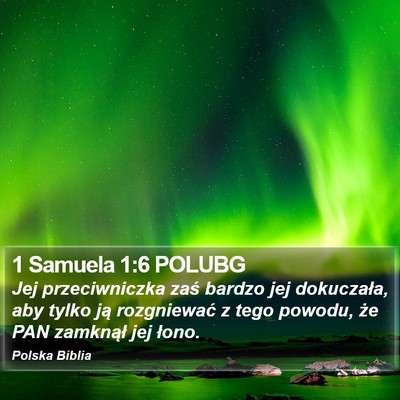 1 Samuela 1:6 POLUBG Bible Verse Image